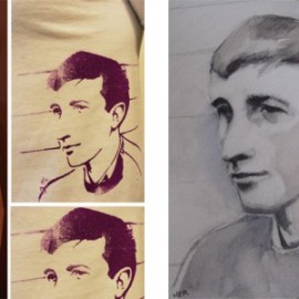 John Updike for flatmanCrooked, 2009